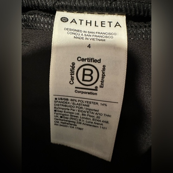 Athleta Black Endless Pleated Skort Size 4 - Picture 8 of 13